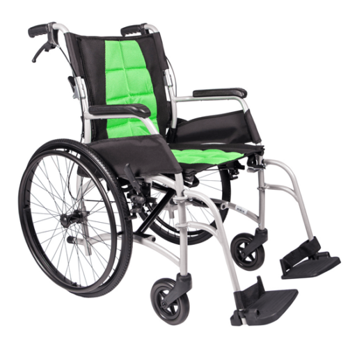 Aspire Vida Green Self-propelled Wheelchair
