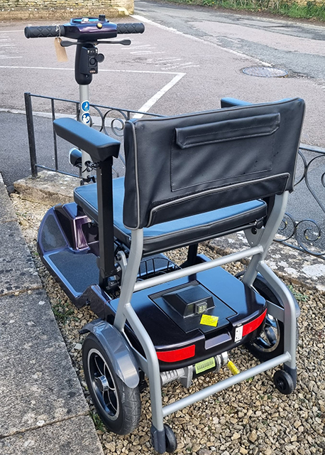 Second Hand Q-Fold Mobility Scooter Rear