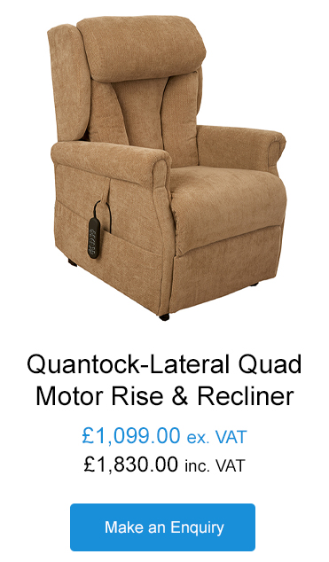 quantock latral quad motor rise recliner