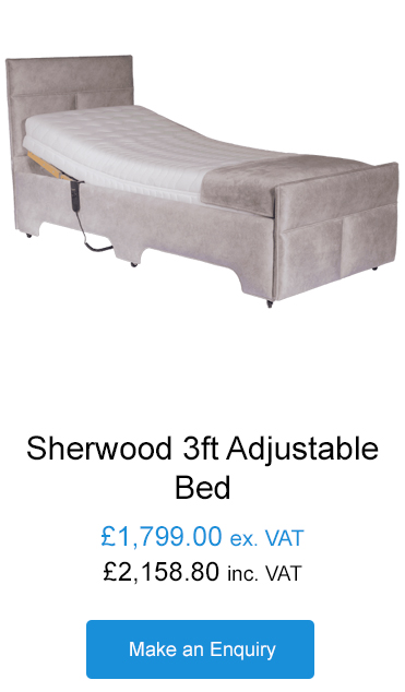sherwood 3ft adjustable bed