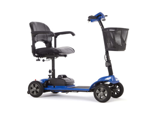 eTravel 4mph scooter in blue